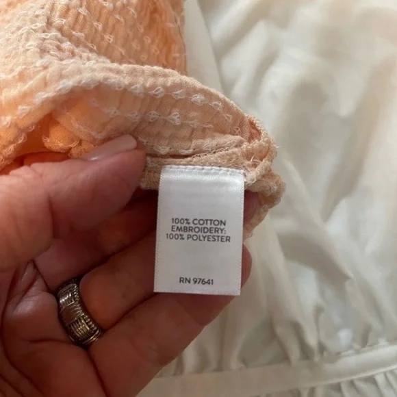 Pure Jill Pick Stitch Kimono Style Boxy Tee, XL - Picture 5 of 8